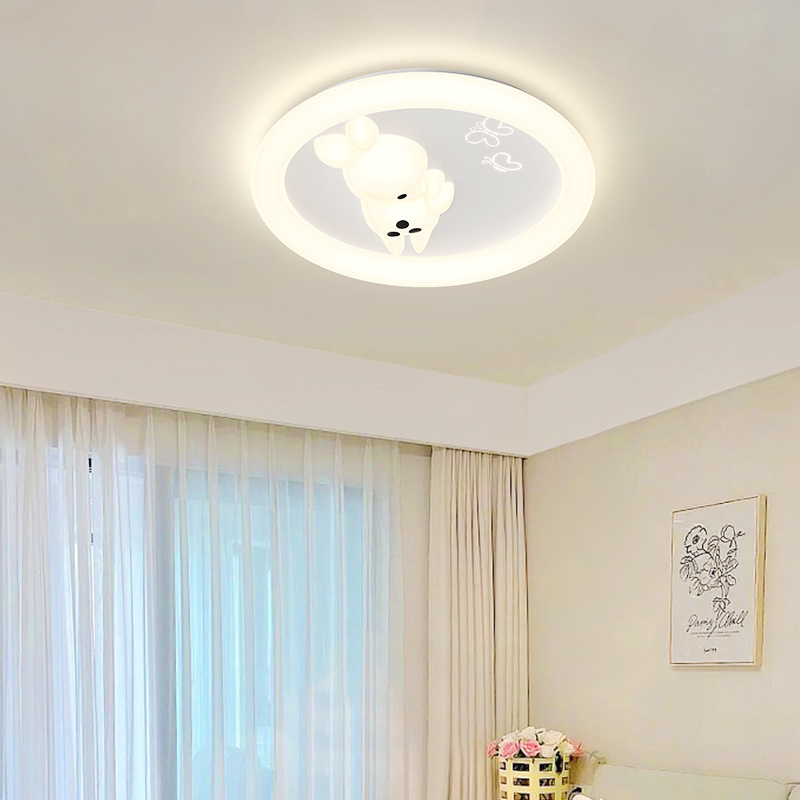 Round Indoor Living Room Bedroom Children'S Room Decoration Creative Light Fan Ceiling