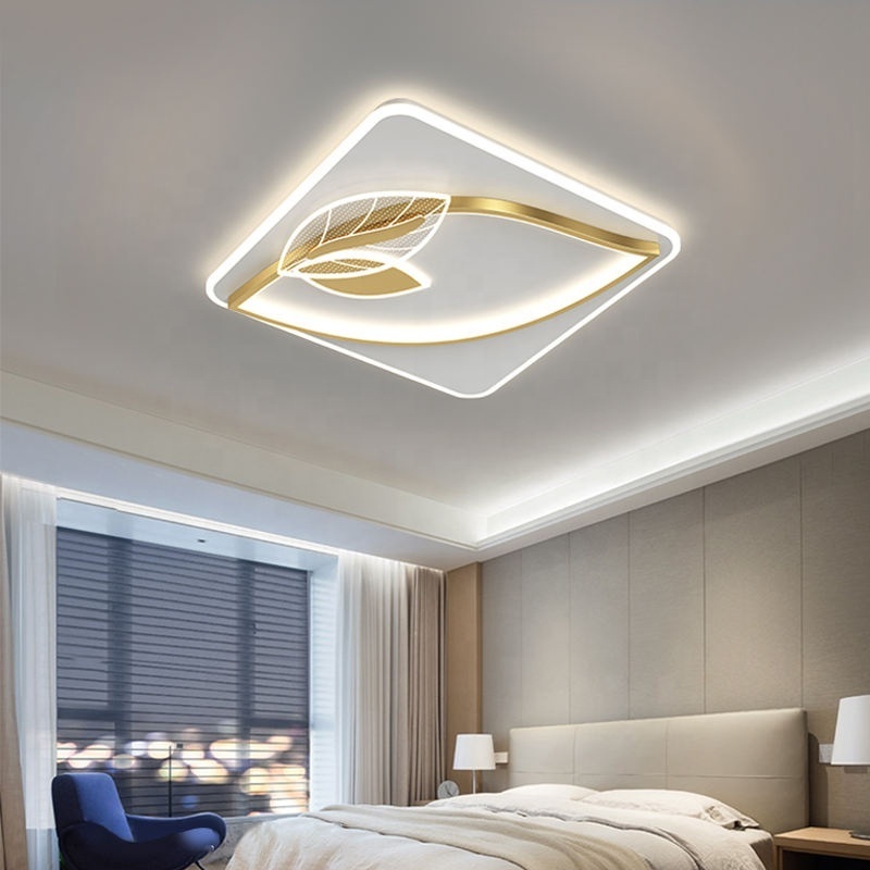 Modern Ceiling Mounted Bedroom Living Room Home Lighting Square Round Led Ceiling Light