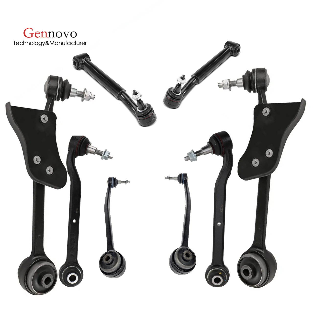 Gennovo OE quality auto car parts suspension accessories front lower control arm kit FR3Z3078 FR3Z3079 for Ford Mustang 2015