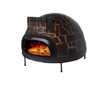 Fiber Clay Outdoor Pizza Oven Fire Pit