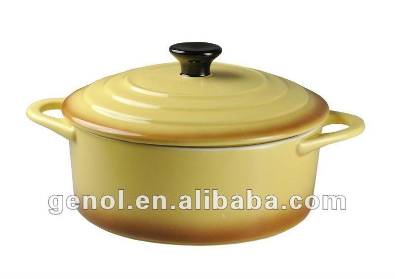 Kitchen Accessories Food Warmer Casserole Ceramic Ensemble Casserole Healthy Soup Cookware Casserole