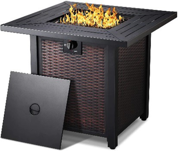 Popular And Cheap 50000 BTU Square Table Propane Gas Fire Pit for Home And  Garden