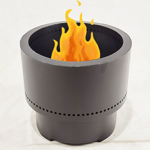 Stainless Steel  Outdoor Bonfires Brazier Stove Smokeless Charcoal Camping Solo Fire Pit Portable