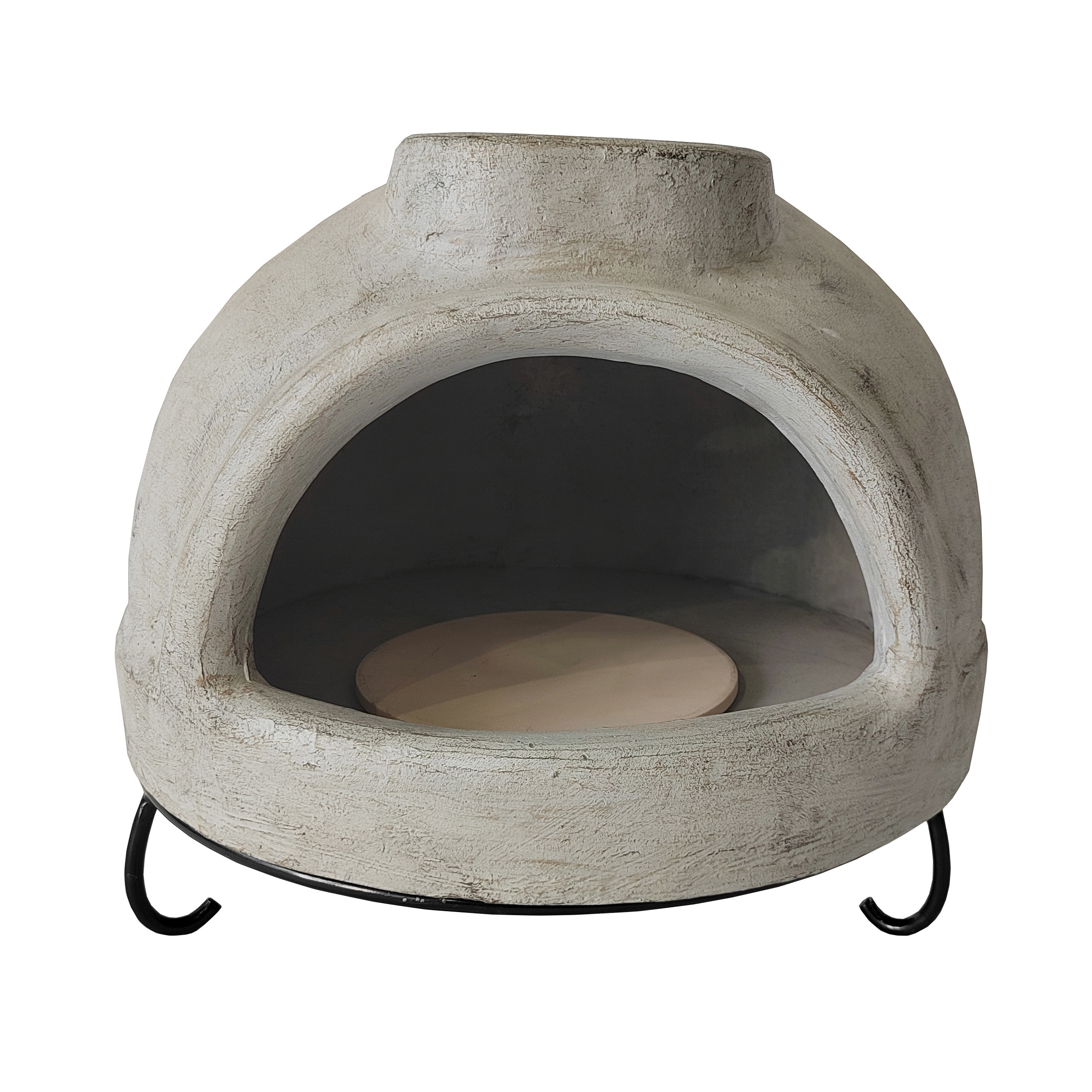 Popular Mexican Pizza Oven Wood Fired Clay Fire Pit Chiminea With Pizza Stone