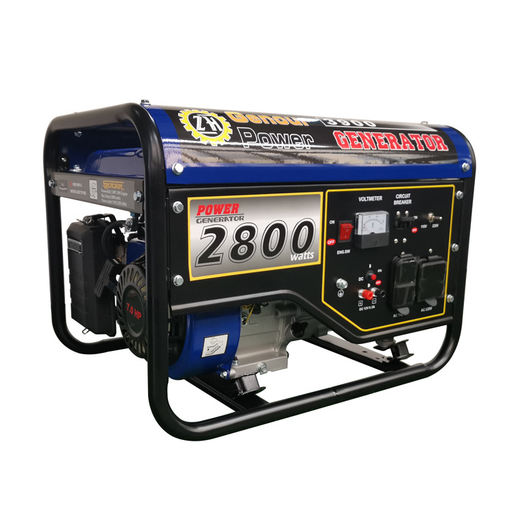 Power Value Double Voltage 2.8kw 3kw Ethanol Electric Generator with Small MOQ