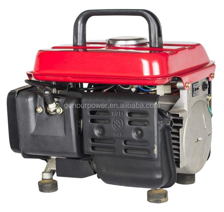 Gasoline 750w generator start digital inverter petrol silent 220v DC 12v generator