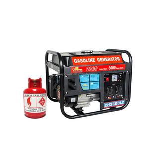 New products on china market 4000-watt lpg portable propane generator with factory price