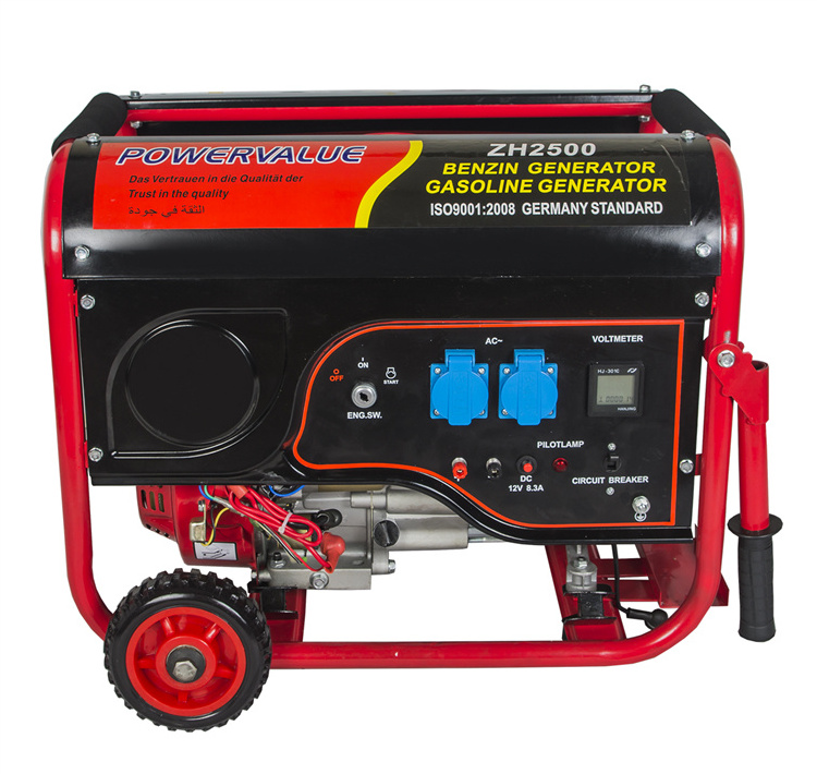 2kw small portable gasoline generator benzin generator