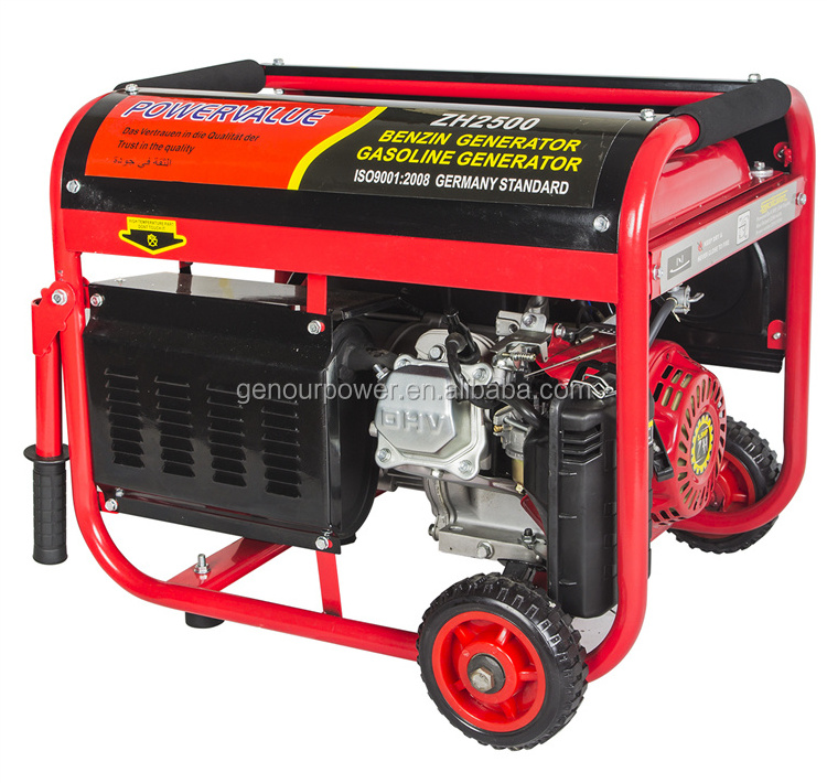 2kw small portable gasoline generator benzin generator