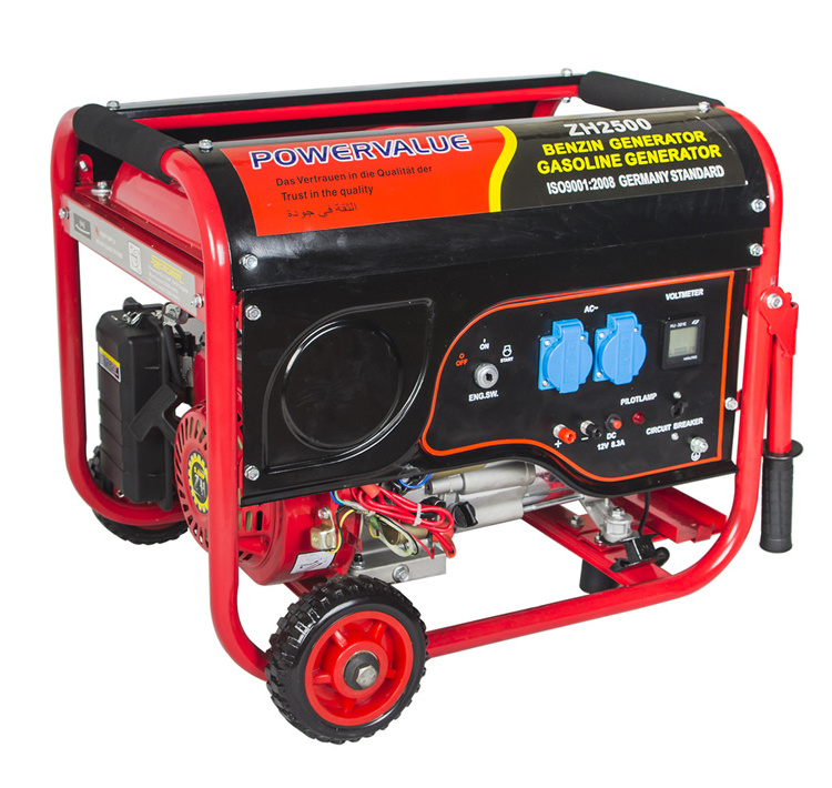 2kw small portable gasoline generator benzin generator