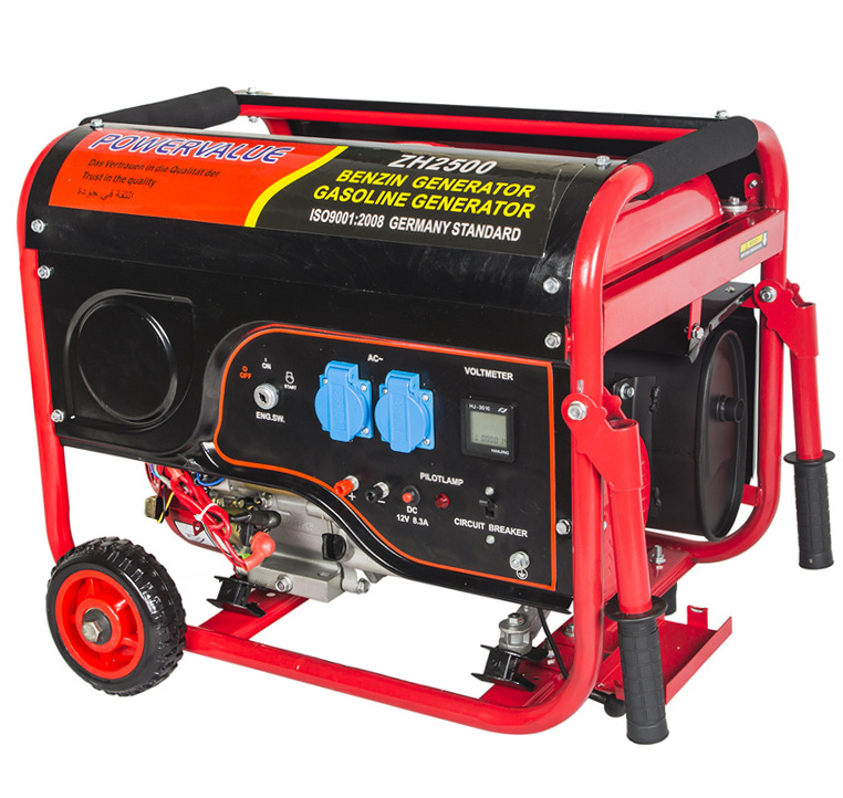 2kw small portable gasoline generator benzin generator