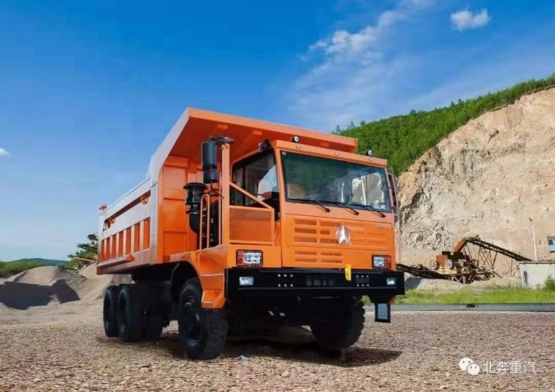 Heavy mine dump truck 50 tons -70 tons BEI BEN brand 10 tires