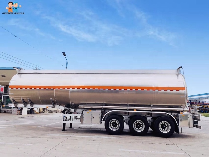 Aluminium Petroleum Tanker Truck Trailer For Transporting Petroleum products ,Kerosene ,Diesel ,Bulk liquid