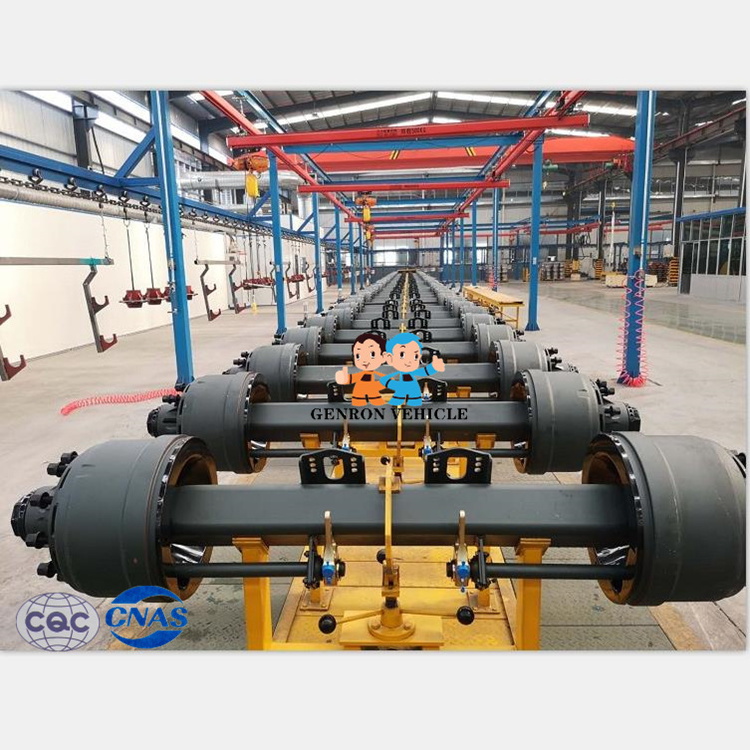 Heavy Duty Low Price 13tons Fuwa Truck Semi Traielr Axle Type Axles For Sale