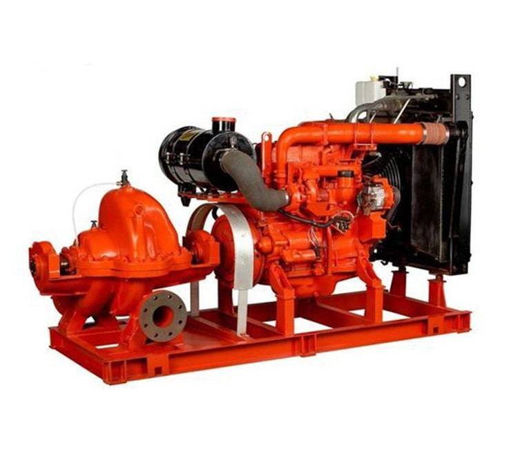 Electric start High pressure 100 hp diesel engine fire fighting pump