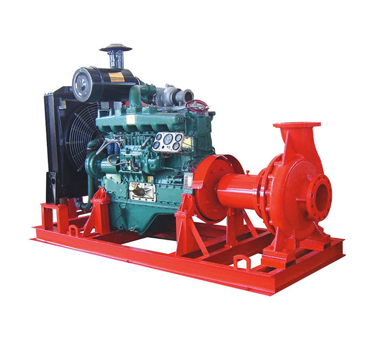 Electric start High pressure 100 hp diesel engine fire fighting pump