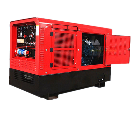 Mobile trolley 20kw Generator TIG MIG 400A Welder Machine Heavy duty diesel engine driven 600A 500Amps DC welding plant