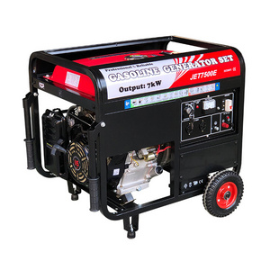 Gasoline genset 2kva 2.5kva 5kva 6kva low rpm small power electric start generator set silent