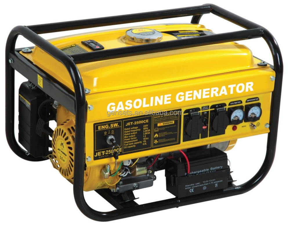 5.5HP 6.5HP gasoline generator set air cooled 7.5HP generator Power 1KW to 12KW power generator