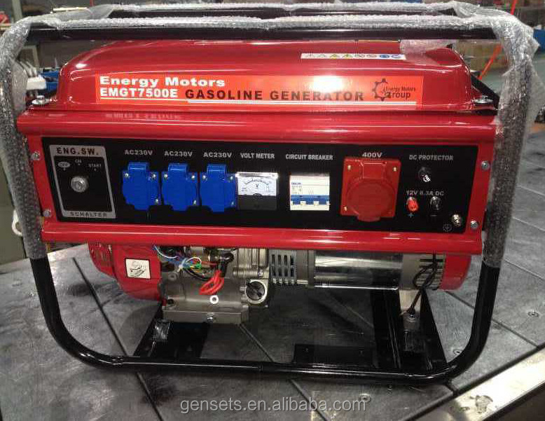 JET Power 18hp Engine 7.5 kva Gasoline Generator Price