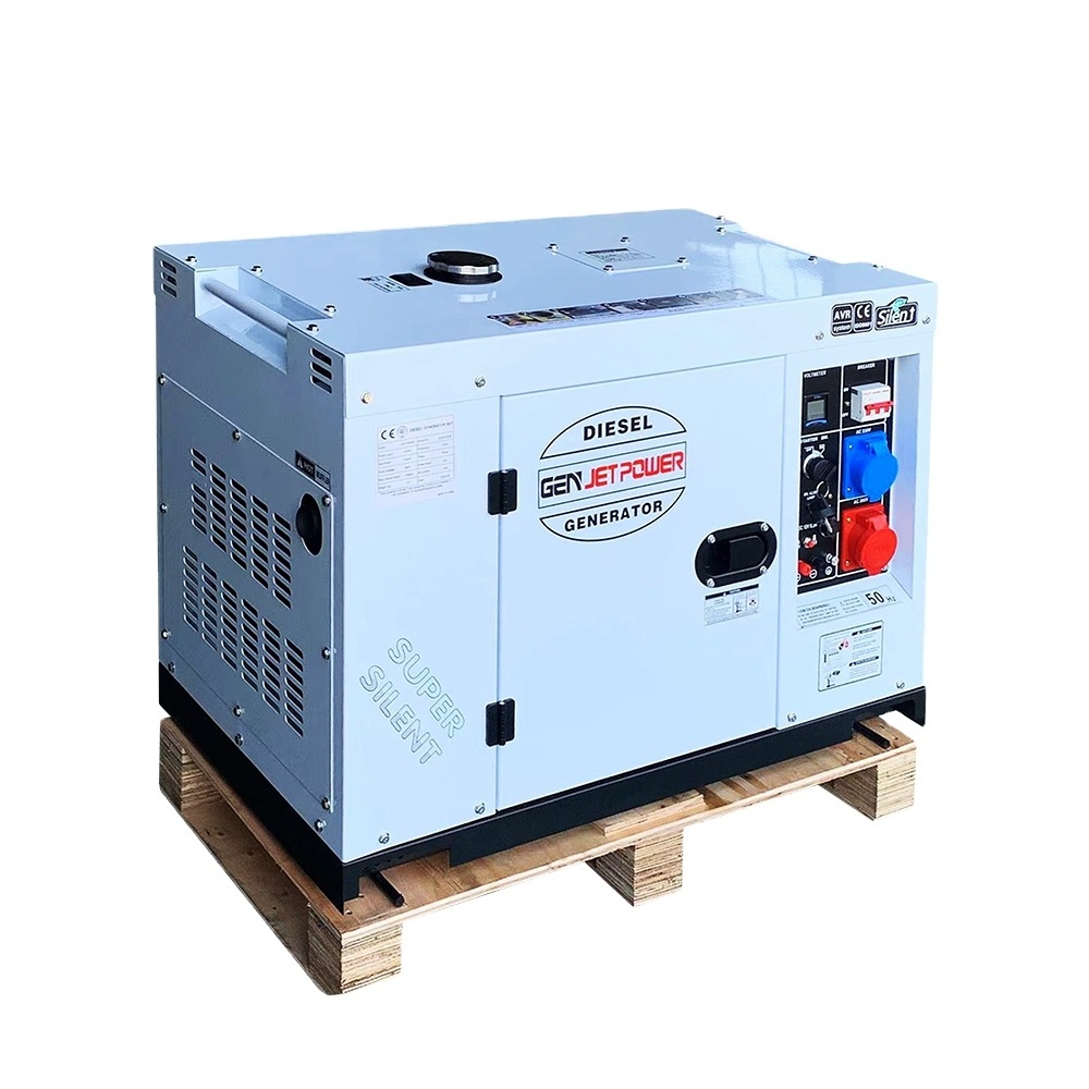 Factory Direct 10KW Air Cooling System Portable 3 Phase Small Diesel Generators With Factory Price For Home Use