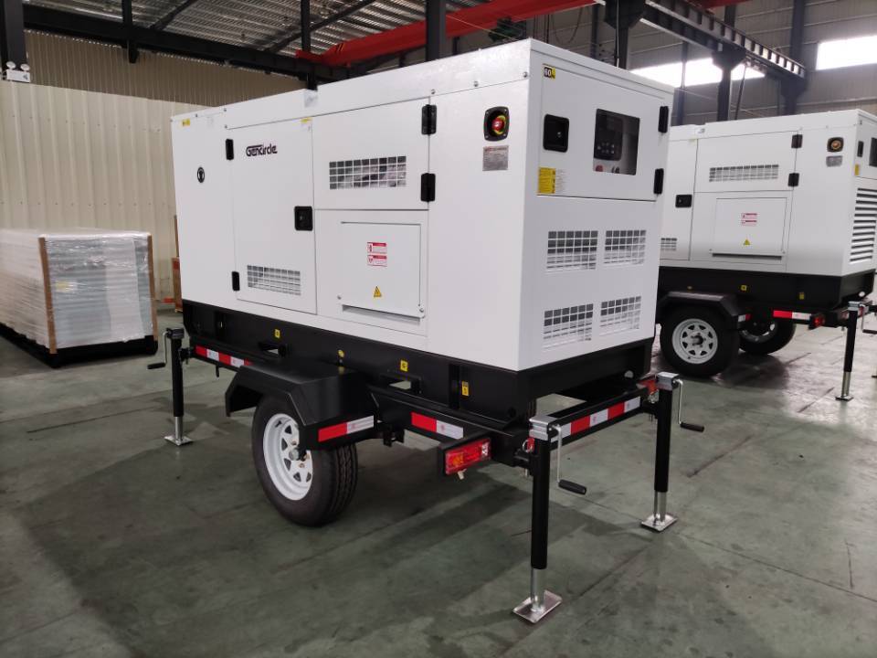 Portable Power Station 20KVA 30KVA 50KVA 100KVA 150KVA 200KVA KW Silent Soundproof Trailer Diesel Generator 2 Wheels/4 Wheels