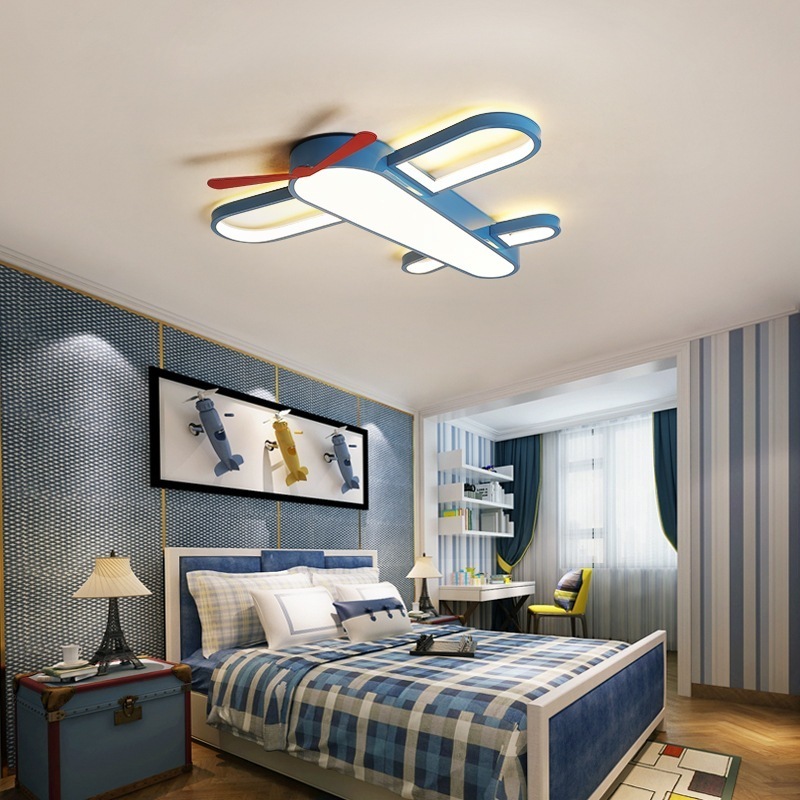 Sitting Room Light Ceiling Lamp Kids Modern Pentagon Simple Led Acrylic Chandelier Lights Children's Bedroom