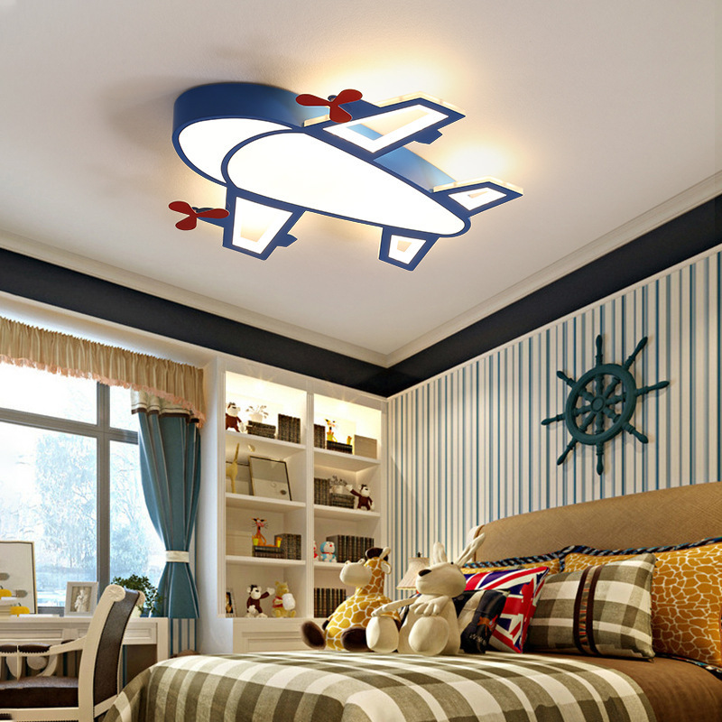 Sitting Room Light Ceiling Lamp Kids Modern Pentagon Simple Led Acrylic Chandelier Lights Children's Bedroom