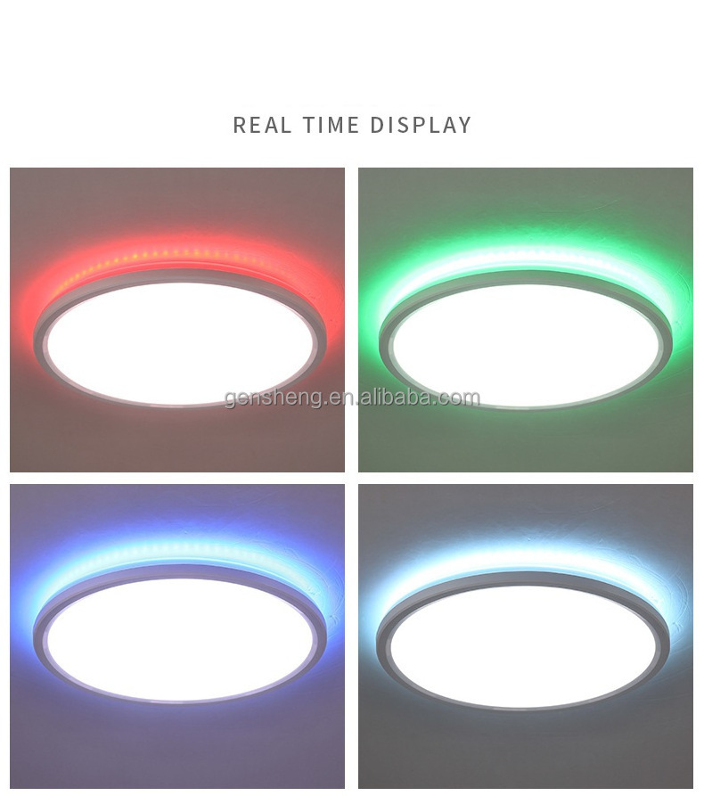 Ultra-thin Led Recessed Ceiling Light With Junction Box 4inch 6 Inch 3cct 5cct Smart Lights