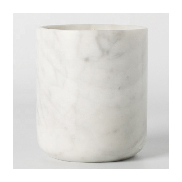 Wholesales Customized White Onyx Large Marble Stone Candle Holder For Sale