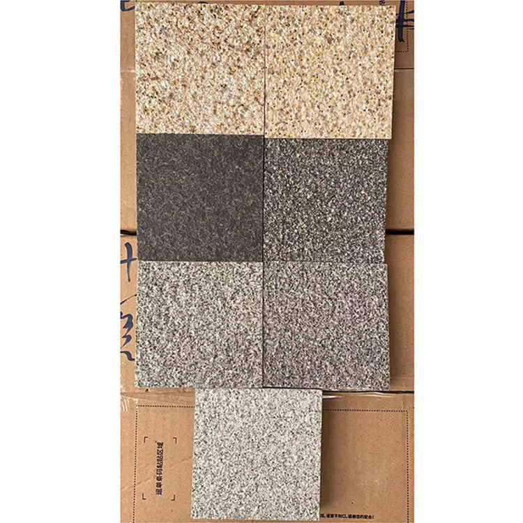 Chinese Flamed Faux Wall Panel Artificial Stone Granite Floor Tile