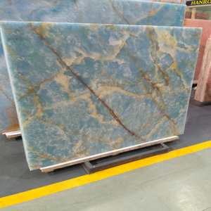 Wall Panel Natural Stone Blue Tile Slab Marble