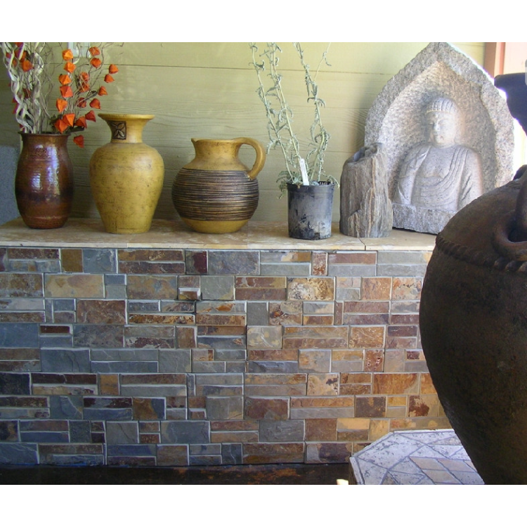 Natural Slate Cladding Wall Panel Castle Stone