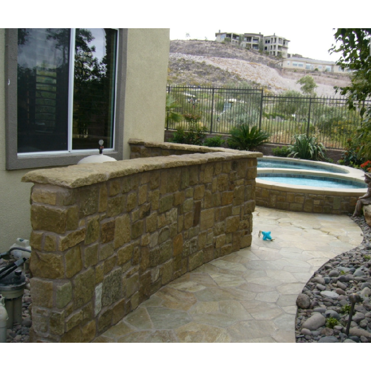 Outdoor Natural Stone Veneer Wall Covering Cladding Tile Panel Wholesale