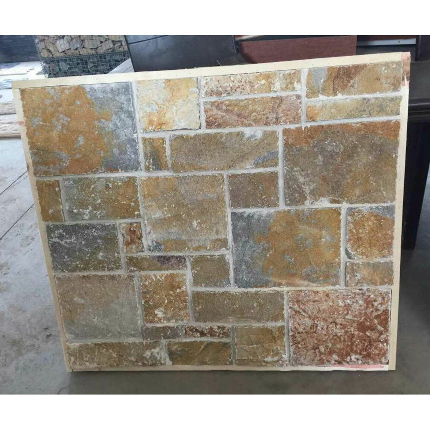 Outdoor Natural Stone Veneer Wall Covering Cladding Tile Panel Wholesale