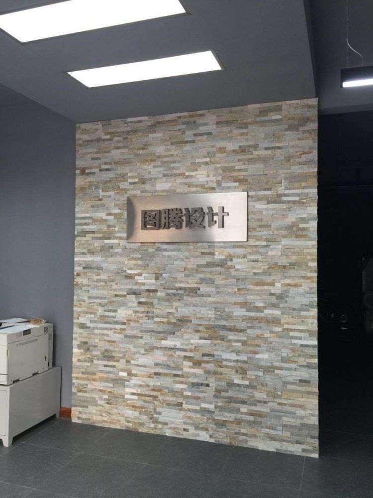 Nature Stone Cladding Grey Culture Stone Slate Wall Panel