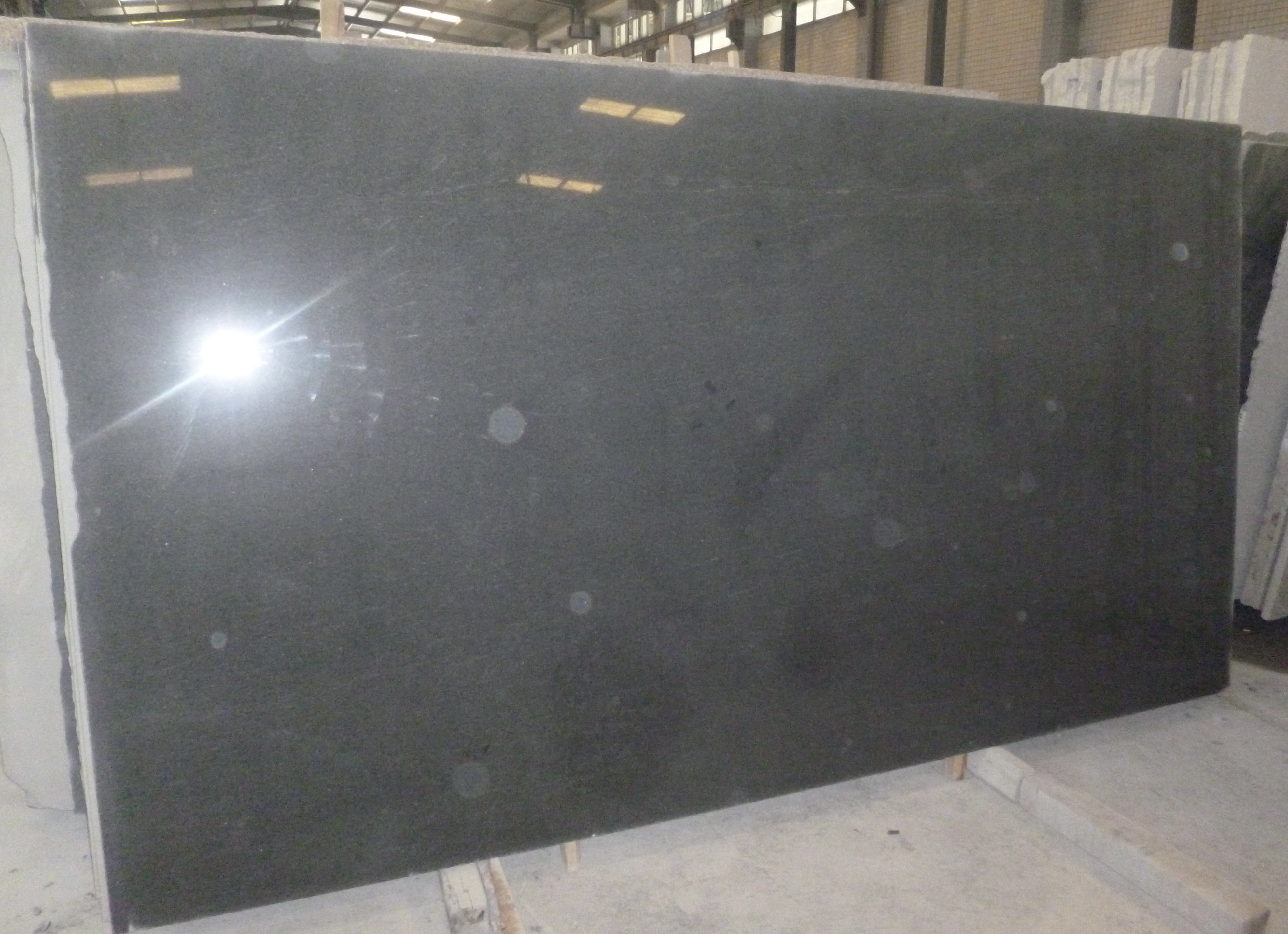 Wholesale Cheap G654 dark grey granite stone tiles Padong dark China impala black granite slabs