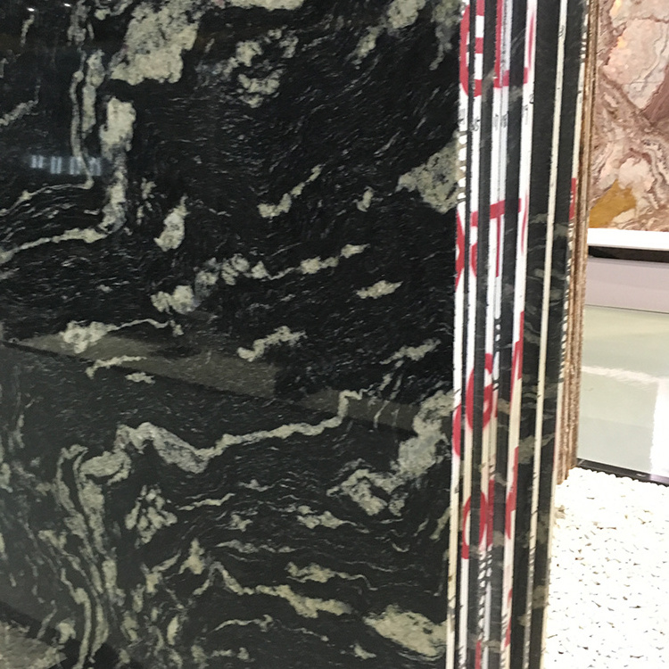 High Quality Luxury Import Natural Black Granite Tile Slab Stone For Sale