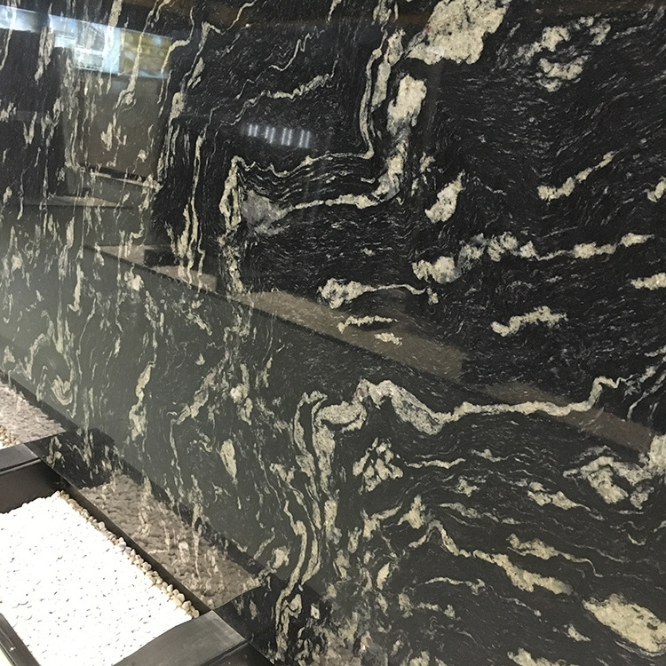 High Quality Luxury Import Natural Black Granite Tile Slab Stone For Sale