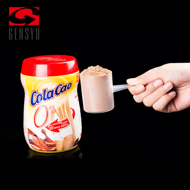 GENSYU new design 1.25ml 2ml 5ml 10ml clear plastic Measuring Scoop 5ml 30ml for powder with plastic jars