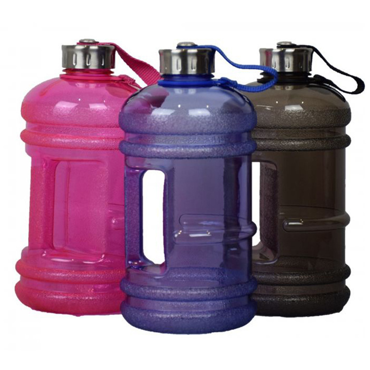 China Supplier GENSYU Free Body Building Custom Logo Printing 1 Gallon Plastic Water Bottle