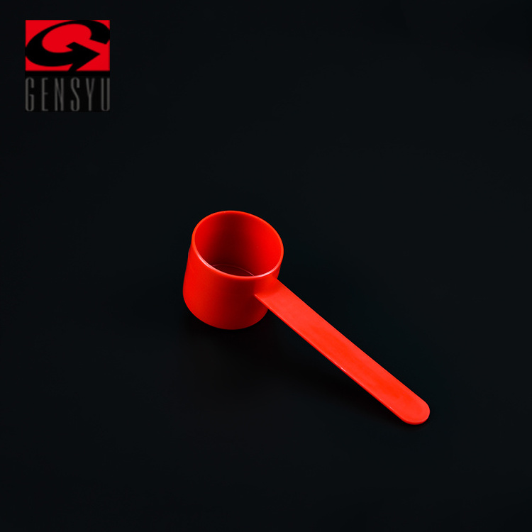 GENSYU new design 1.25ml 2ml 5ml 10ml clear  plastic Measuring Scoop 5ml 30ml for powder with plastic jars