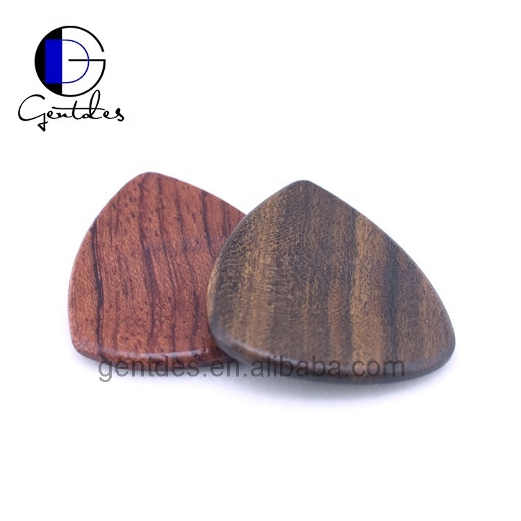 Gentdes Jewelry  Wood Guitar Pick Custom Logo Engrave