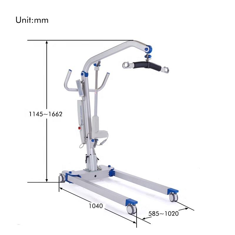 Aluminum Electric Patient Transfer Lift  Medical Patient Hoists Adjustable Lift For Bedridden Patients