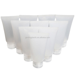 50ml Empty Refillable Travel Plastic Matte Squeeze Tube with Flip Top Cosmetic Body Hand Lotion Shampoo