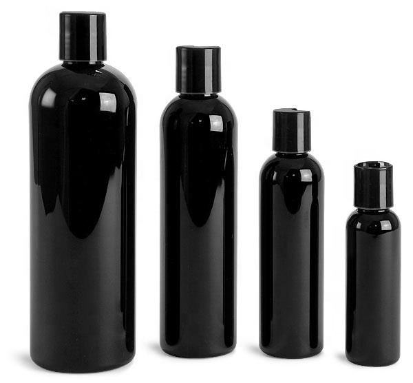 4oz Black PET Ink Bottles Glue Bottles with Black Twist Top Caps,cosmetic packaging,sprayer bottle pump