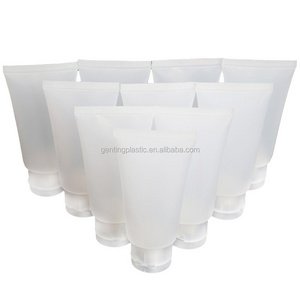 50ml Empty Refillable Travel Plastic Matte Flip Cap Cosmetic Body Hand Lotion Shampoo Squeeze Tube