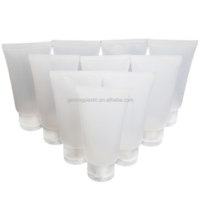 50ml Empty Refillable Travel Plastic Matte Flip Cap Cosmetic Body Hand Lotion Shampoo Squeeze Tube