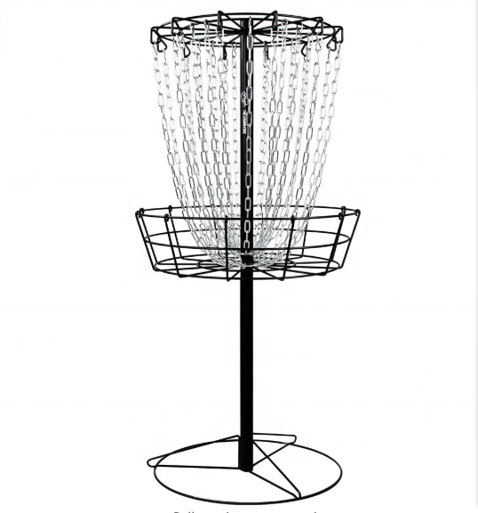 Sports game outdoor activity professional PDGA disc golf basket