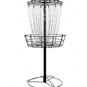 Sports game outdoor activity professional PDGA disc golf basket